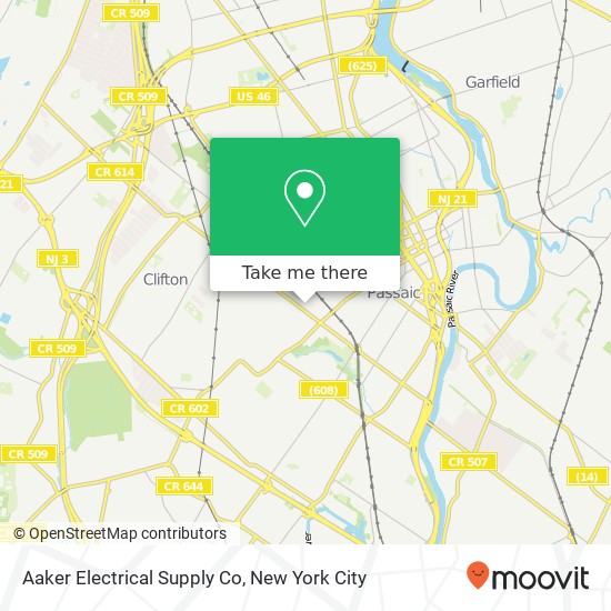 Mapa de Aaker Electrical Supply Co