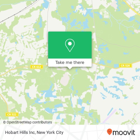 Hobart Hills Inc map