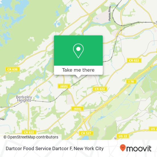 Mapa de Dartcor Food Service Dartcor F