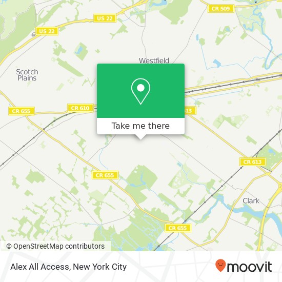 Mapa de Alex All Access