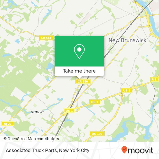 Associated Truck Parts map