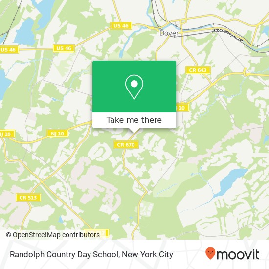 Mapa de Randolph Country Day School