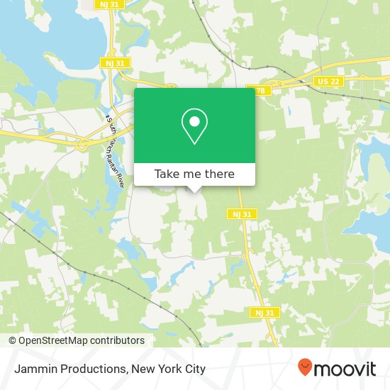Jammin Productions map
