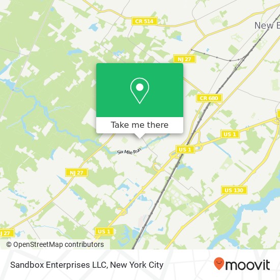 Mapa de Sandbox Enterprises LLC