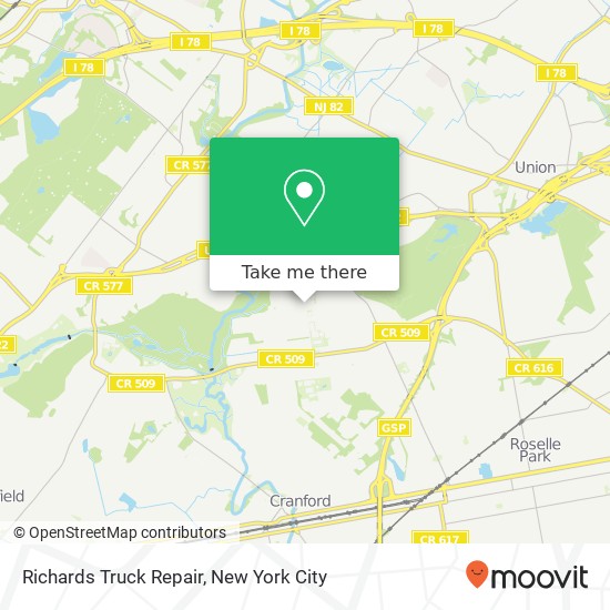 Mapa de Richards Truck Repair