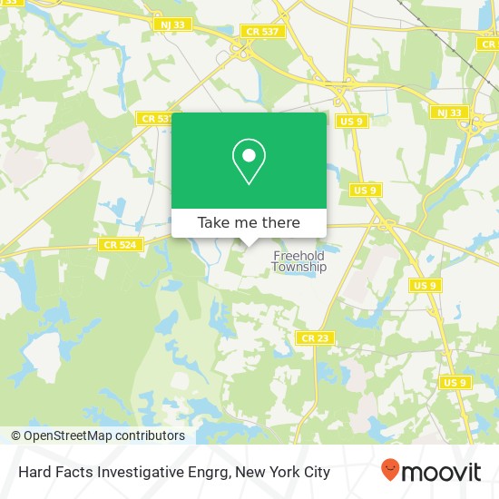 Hard Facts Investigative Engrg map