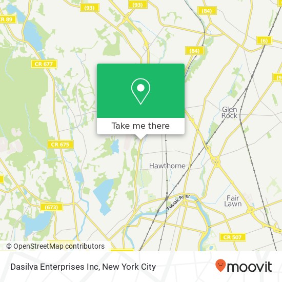 Dasilva Enterprises Inc map
