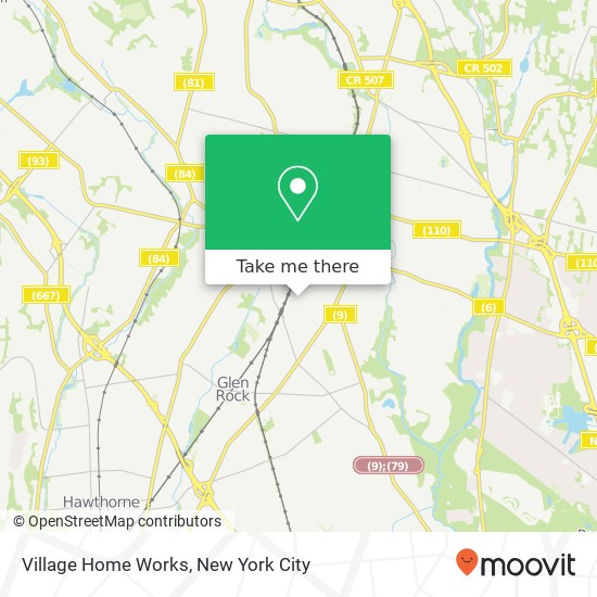 Village Home Works map