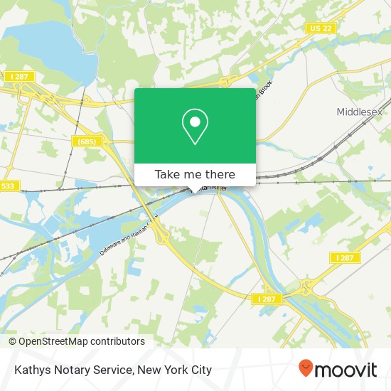 Mapa de Kathys Notary Service