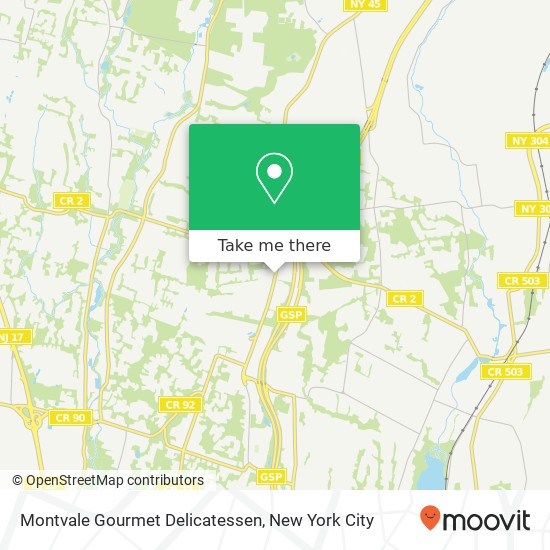 Montvale Gourmet Delicatessen map