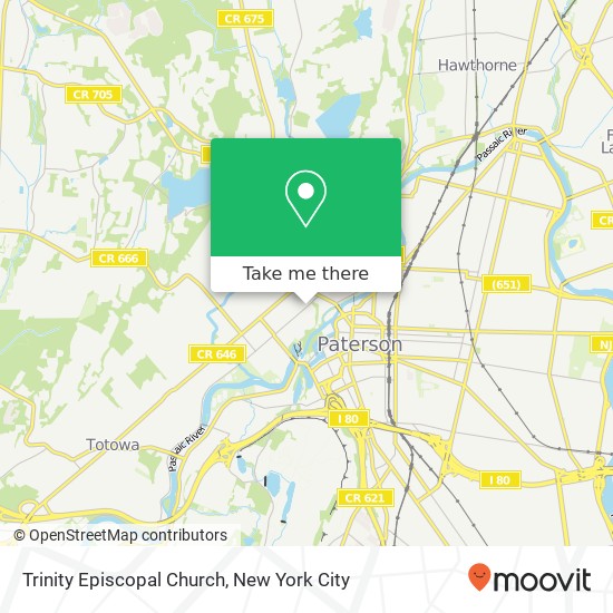 Trinity Episcopal Church map