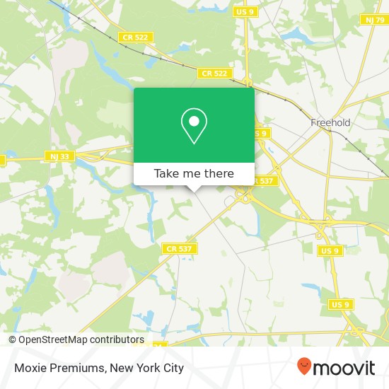 Mapa de Moxie Premiums