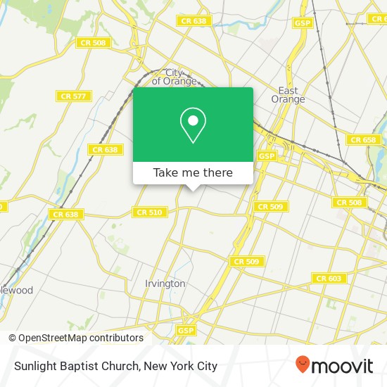 Mapa de Sunlight Baptist Church