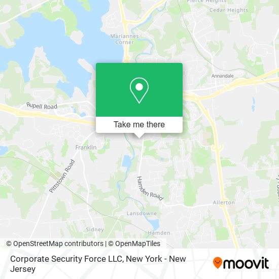 Mapa de Corporate Security Force LLC