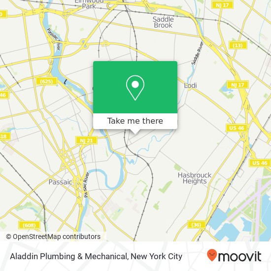 Mapa de Aladdin Plumbing & Mechanical