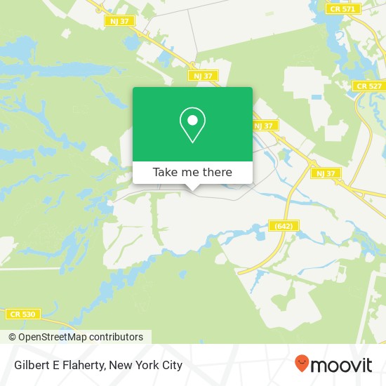 Gilbert E Flaherty map