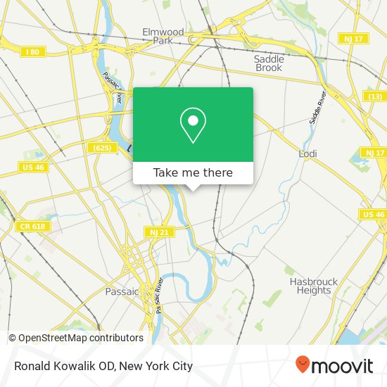 Mapa de Ronald Kowalik OD