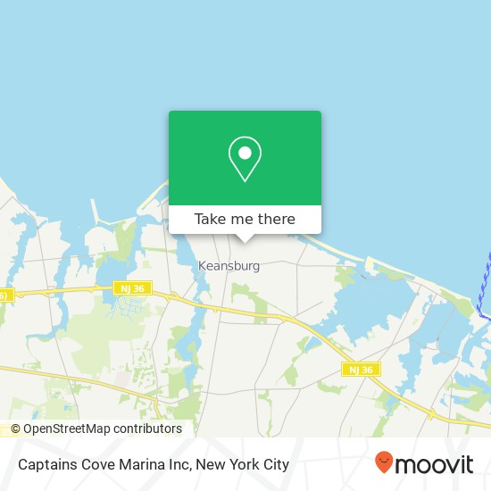 Mapa de Captains Cove Marina Inc