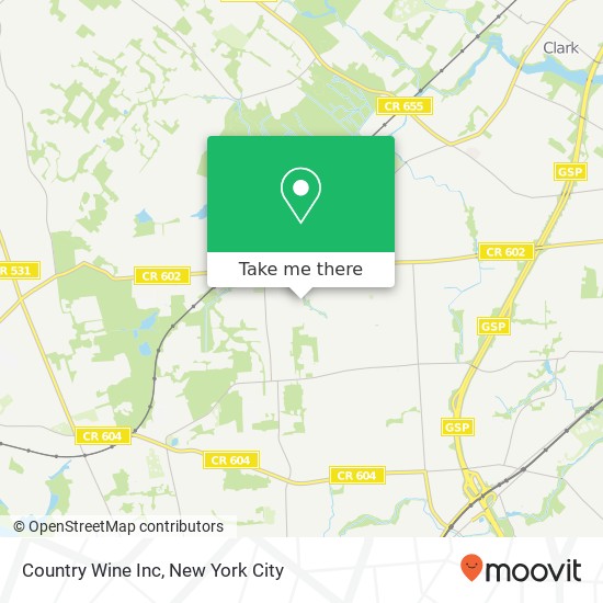 Country Wine Inc map