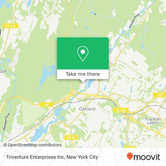 Triventure Enterprises Inc map