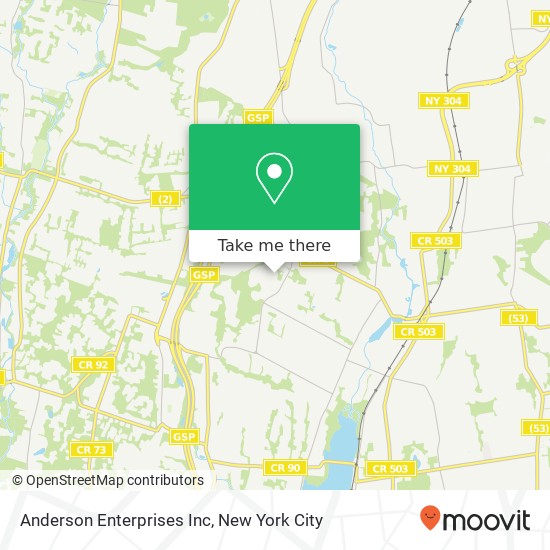 Anderson Enterprises Inc map