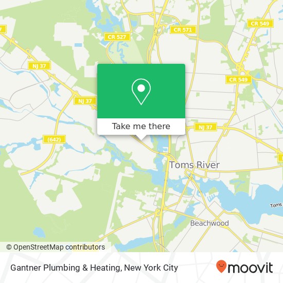 Mapa de Gantner Plumbing & Heating