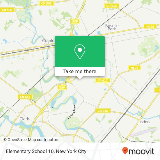 Elementary School 10 map