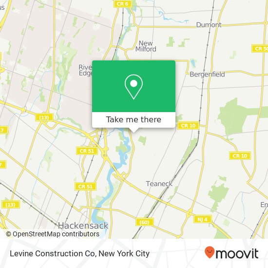 Mapa de Levine Construction Co