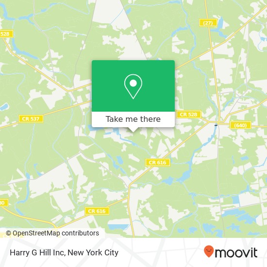Harry G Hill Inc map