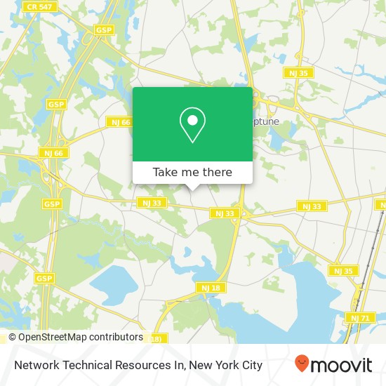 Network Technical Resources In map