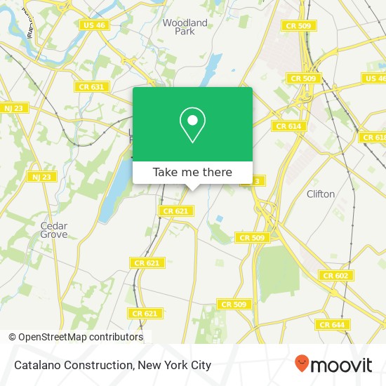 Catalano Construction map