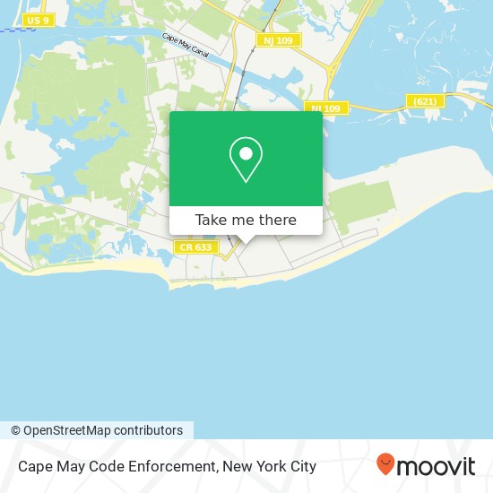 Mapa de Cape May Code Enforcement