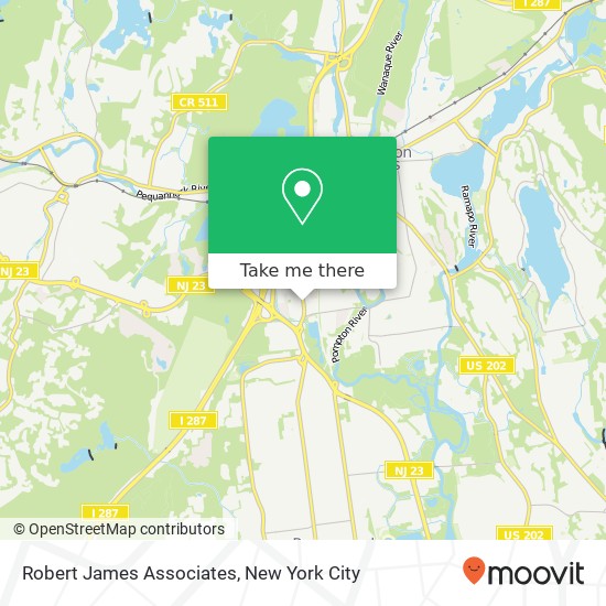 Robert James Associates map