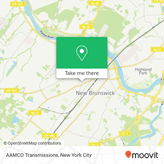 Mapa de AAMCO Transmissions