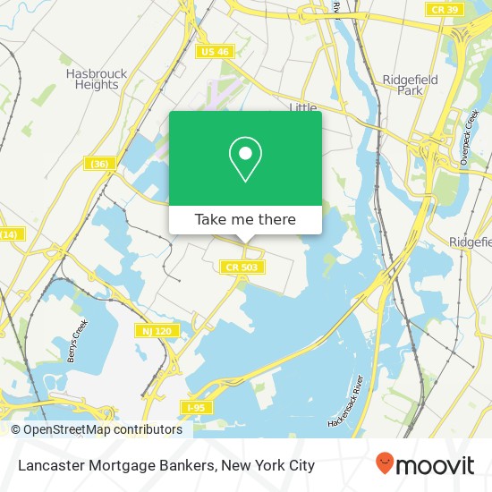 Mapa de Lancaster Mortgage Bankers