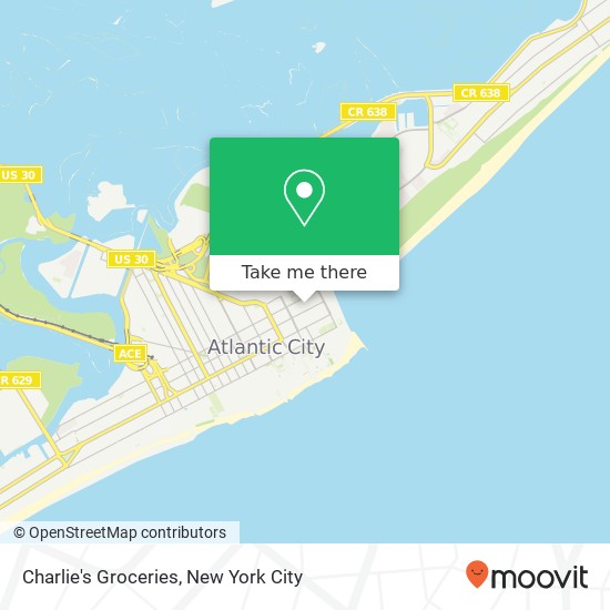 Mapa de Charlie's Groceries