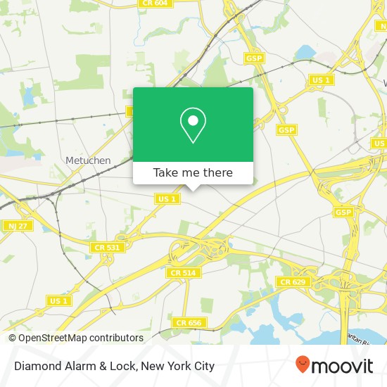 Mapa de Diamond Alarm & Lock