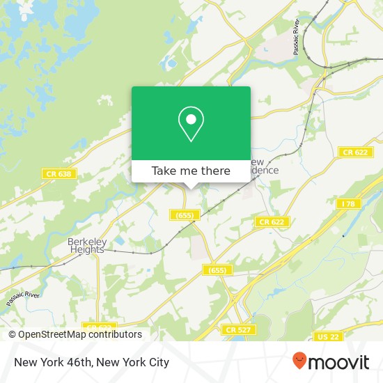 Mapa de New York 46th