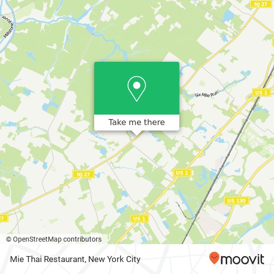 Mapa de Mie Thai Restaurant