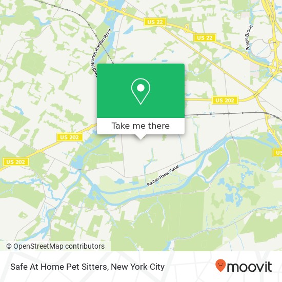 Mapa de Safe At Home Pet Sitters