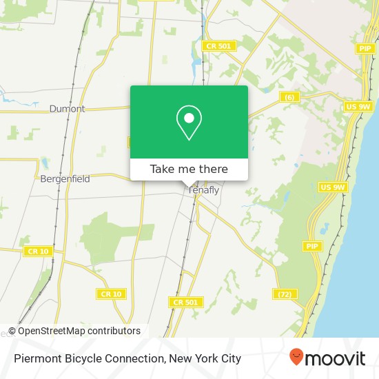 Piermont Bicycle Connection map
