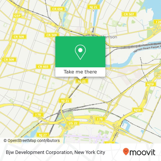 Mapa de Bjw Development Corporation