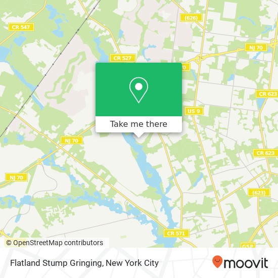 Flatland Stump Gringing map