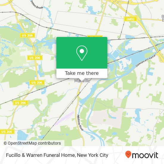 Fucillo & Warren Funeral Home map