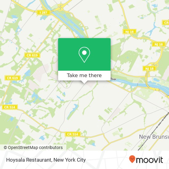 Mapa de Hoysala Restaurant