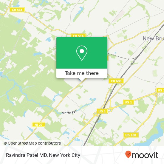 Ravindra Patel MD map