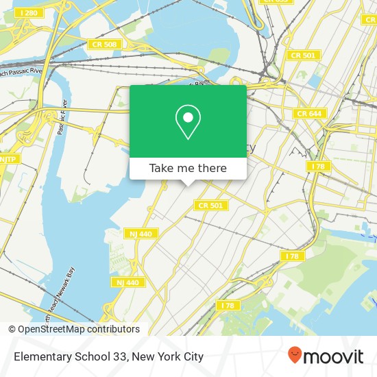 Mapa de Elementary School 33