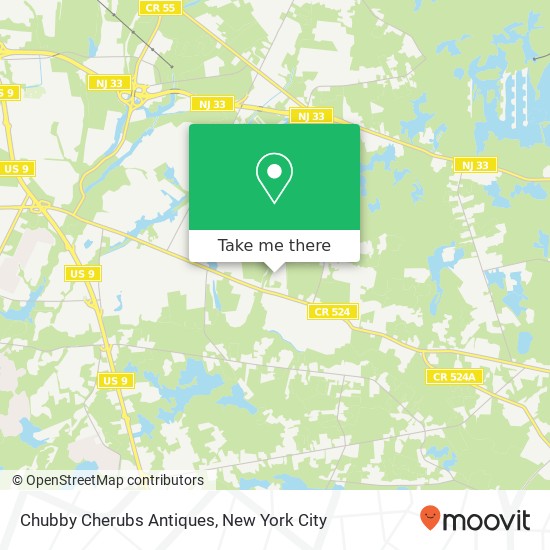 Mapa de Chubby Cherubs Antiques
