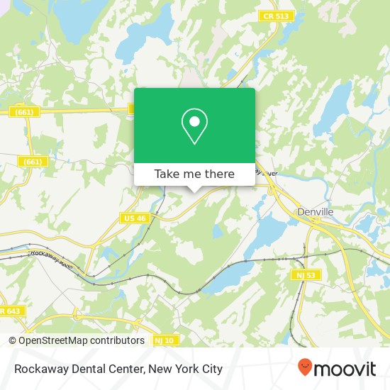 Mapa de Rockaway Dental Center