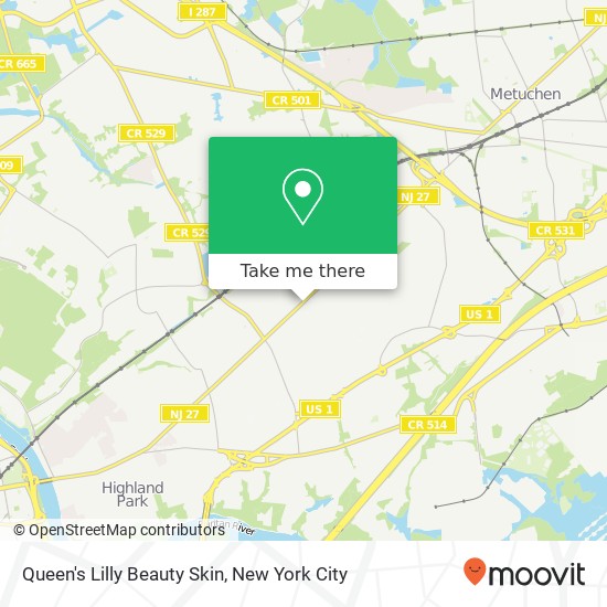 Mapa de Queen's Lilly Beauty Skin